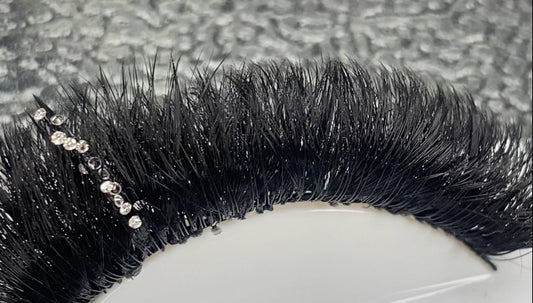 0.5 carat natural diamond lash strip